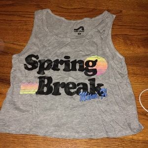 Spring break Miami tank top